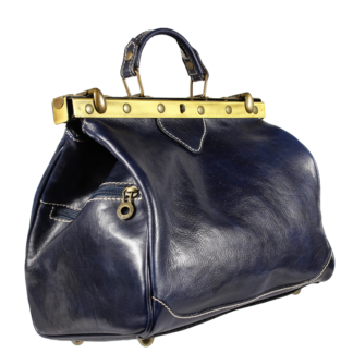 Klasická kožená kabelka Regina Blu