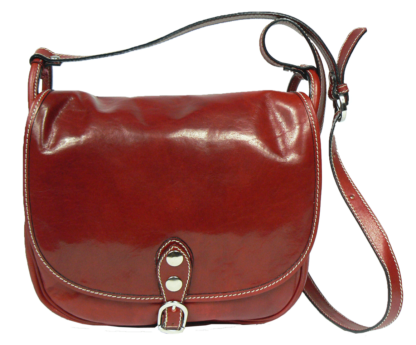 Italská kožená kabelka Caccia Rossa