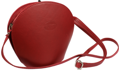 Malá červená kabelka přes rameno Pelletteria Rossa Scura