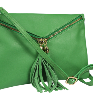 Malá Italská kožená kabelka Maida Verde Taschino