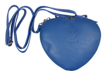 Modrá kabelka přes rameno Cuore Blu