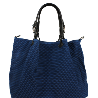 Italská kožená kabelka Belloza Blu Prima