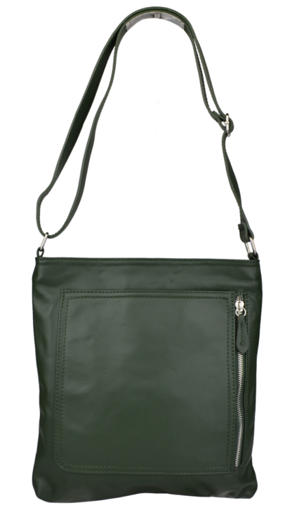 Zelená kabelka crossbody Flora Verde