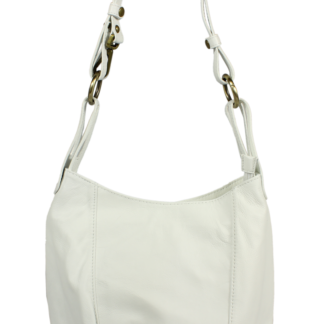 Bílá kožená kabelka přes rameno Lagia Bianca Piccola