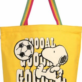 LEVI'S Nákupní taška 'Snoopy Sport Goal Tote' bílá / žlutá