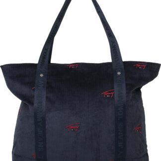 Tommy Jeans Nákupní taška červená / tmavě modrá