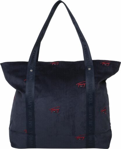 Tommy Jeans Nákupní taška červená / tmavě modrá