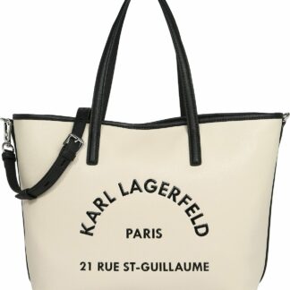 Karl Lagerfeld Nákupní taška černá / krémová