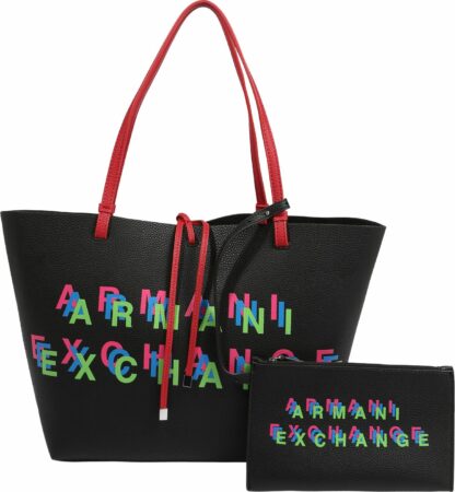 ARMANI EXCHANGE Nákupní taška černá / mix barev