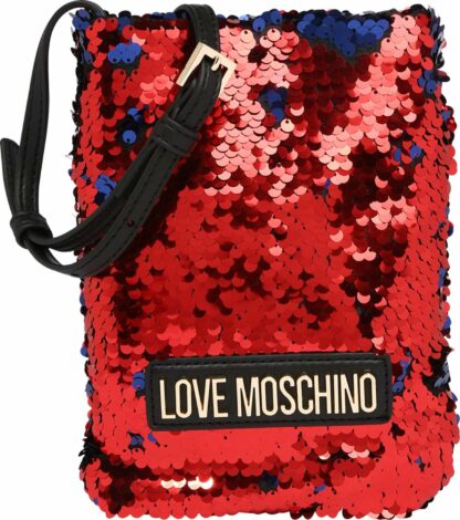 Love Moschino Taška přes rameno 'BORSA' šeříková / oranžově červená