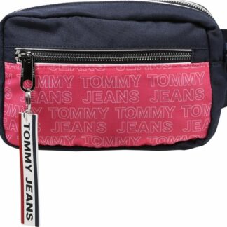 Tommy Jeans Ledvinka tmavě modrá / růžový melír / bílá