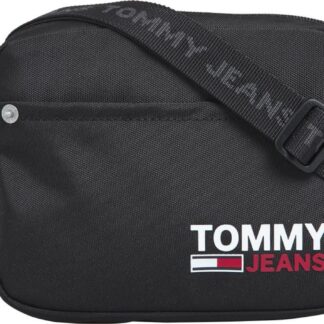 Tommy Jeans Taška přes rameno černá / bílá / světle červená