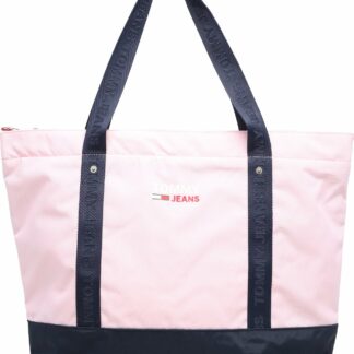 Tommy Jeans Nákupní taška černá / růžová