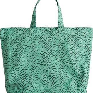 EDITED Nákupní taška 'Samiah' zelená / černá