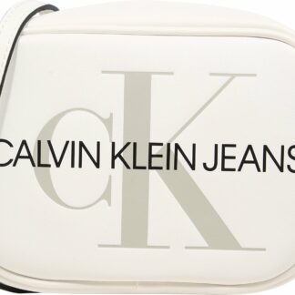 Calvin Klein Jeans Taška přes rameno offwhite / černá / světle šedá