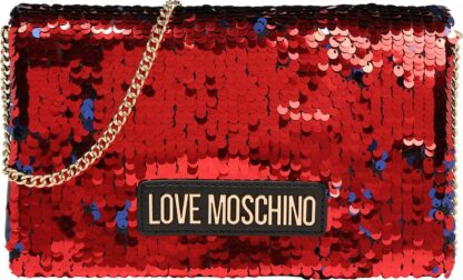 Love Moschino Taška přes rameno 'Viola' šeříková / oranžově červená