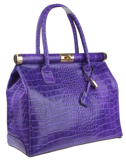 Dámské fialové kabelky Laureta Porposa Cocco