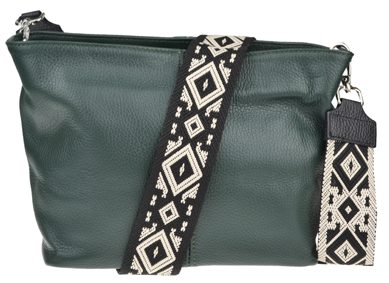 Batilda Verde Scura s přídavným popruhem II Batilda Verde Scura s přídavným popruhem II