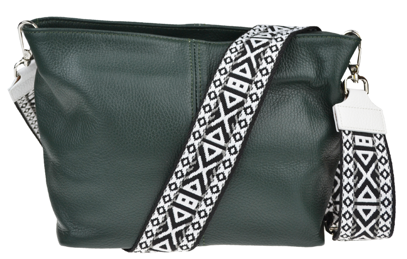 Batilda Verde Scura s přídavným popruhem III Batilda Verde Scura s přídavným popruhem III