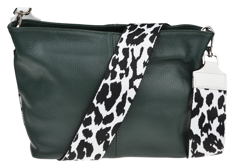 Batilda Verde Scura s přídavným popruhem IV Batilda Verde Scura s přídavným popruhem IV