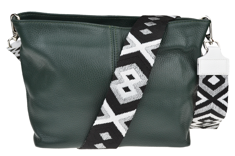 Batilda Verde Scura s přídavným popruhem VI Batilda Verde Scura s přídavným popruhem VI